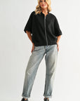 JOH | Katy Stretch Knit Crepe Zipper Jacket