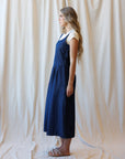 Best Ever Denim Maxi Dress – Smocked Back & Pockets