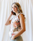 Good Call Cream Rose Floral Cardigan