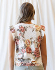 Good Call Cream Rose Floral Cardigan
