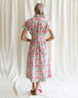 Romantic Pleated Shirtdress