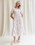 Romantic High Tea Midi Dress
