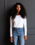 Essential Long Sleeve Crewneck Tee