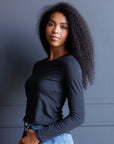 Essential Long Sleeve Crewneck Tee