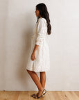 Downeast Vineyard Vibes Lace Shirt Dress