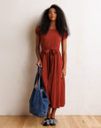 Sugar & Spice Puff Sleeve Maxi Dress