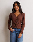 Carry On Ruffle Cardigan
