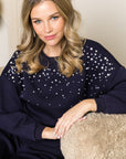 Frenna French Scuba Pearl Top - My Pampered Life Seattle