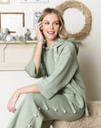 Francine French Scuba Pearl Hoodie - Light Colors