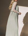 Arey Overall Dress in Olive