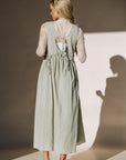 Arey Overall Dress in Olive
