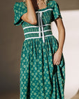 Foster Maxi Dress In Dark Green - My Pampered Life Seattle
