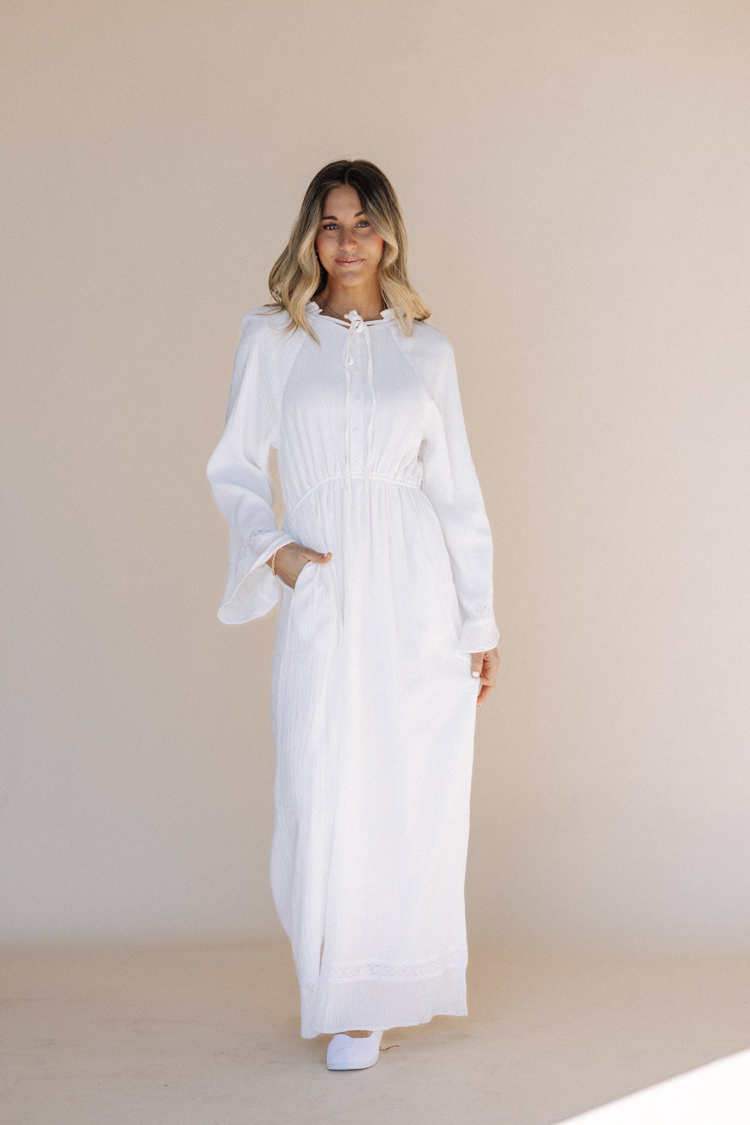 Layla LDS Temple Dress Layla LDS Temple Dress