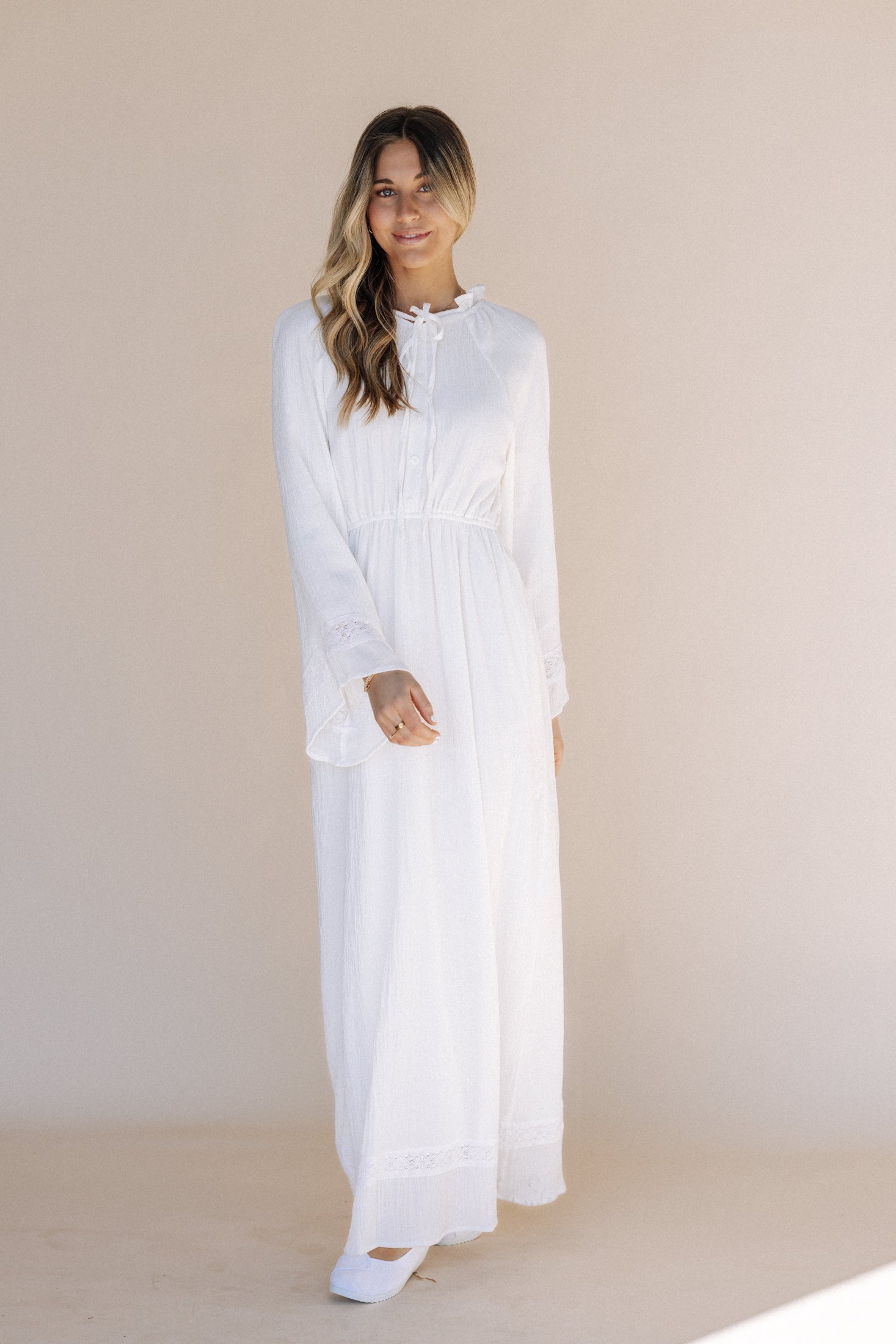 lds temple dresses Catherine Temple Dress – JanieLanie