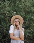 Elizabeth Overall Dress in Ivory Charcoal - My Pampered Life Seattle