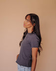 Marlee Top in Charcoal - My Pampered Life Seattle