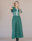 Foster Maxi Dress In Dark Green - My Pampered Life Seattle