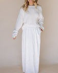 Hannah Temple Skirt in White - My Pampered Life Seattle
