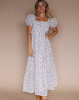 Bella Maxi Dress in White
