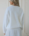 Claire Temple Sweater in Ivory - My Pampered Life Seattle
