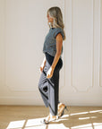 Allie Cap Sleeve & Sweat Set in Black - My Pampered Life Seattle