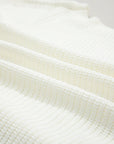 Western Horseshoe Crochet Short Sleeve Sweater