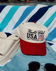 Yacht Club USA Vintage Trucker Hat