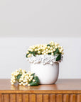 Decorative Floral Sculpted Container