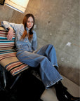 Artemis Vintage |Eco Friendly Fabric High Rise Slim Palazzo Jeans - My Pampered Life Seattle