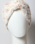Fuzzy Pastel Yarn Knit Headwrap