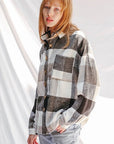 Miss Sparkling | Plaid Flannel Button Down
