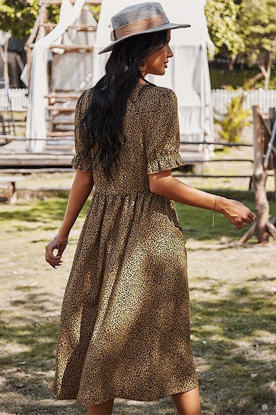 Miss Sparkling |Leopard Dress