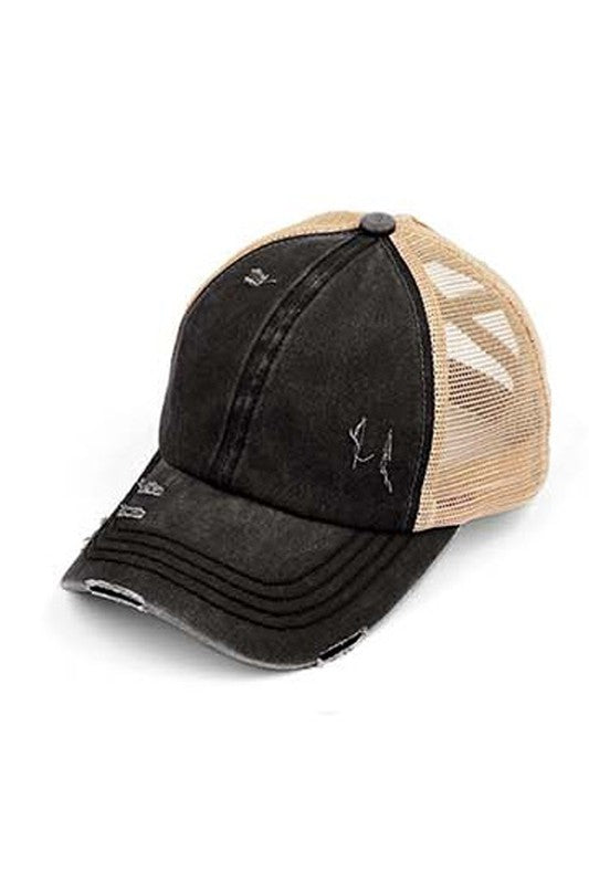 CC Criss-Cross Ponytail Caps