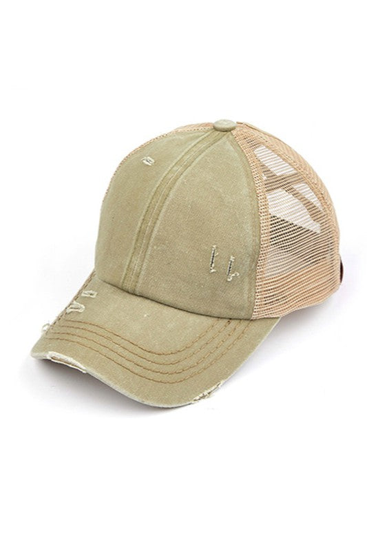 CC Criss-Cross Ponytail Caps