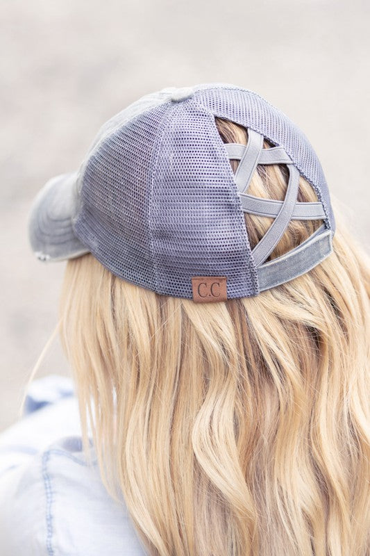 CC Criss-Cross Ponytail Caps