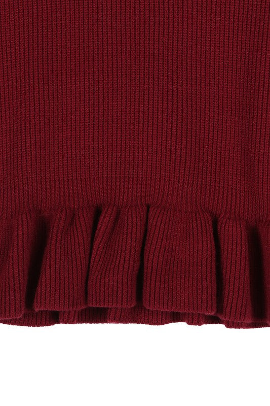 Lilou Peplum Sweater Top