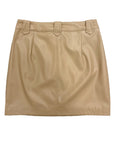 Miss Sparkling | Western Contrast Pleather Mini Skirt