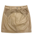 Miss Sparkling | Western Contrast Pleather Mini Skirt