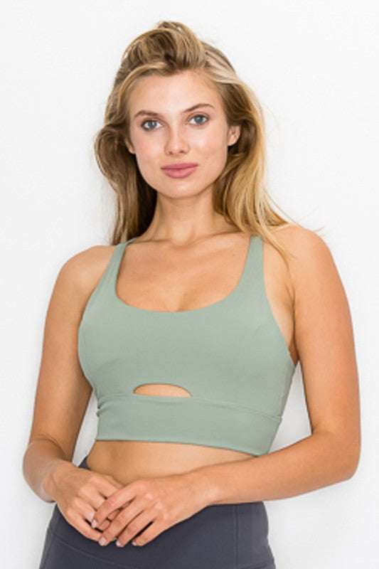 OTOS Active Deep V Drawstring Sports Bra Buttery Soft Fabric – My Pampered  Life Seattle
