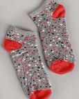 Polka Dot Low Cut Socks 12 Pair