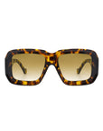 Square Retro Bold Fashion Flat Top Sunglasses - Online Only