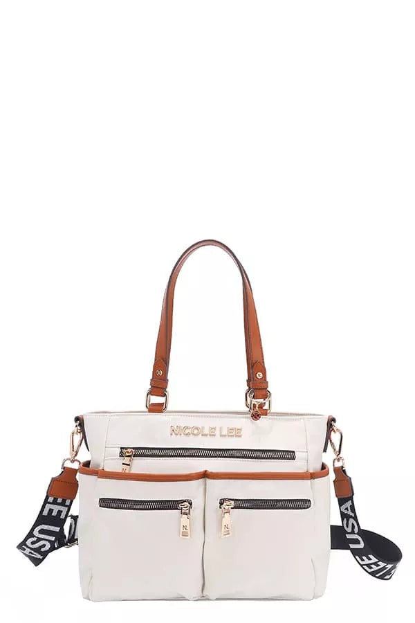 Nicole Lee USA Multi-Compartment Convertible Tote Bag