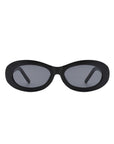 Oval Retro Narrow Small 90s Round Sunglasses