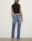 Denim Lab USA Mid Rise Slim Boyfriend Jeans