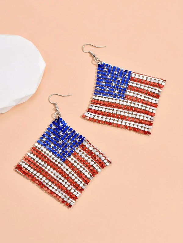 Stars and Stripes Earrings - Online Only
