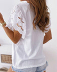 Jasmine Lace Top in White