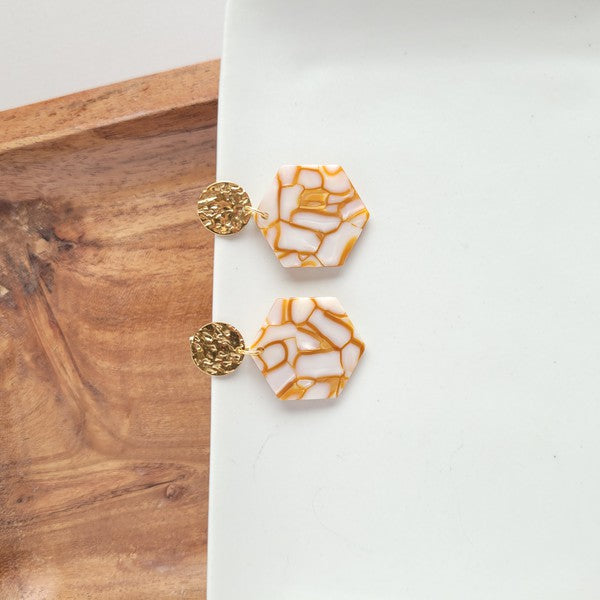 Roxy Earrings - Pumpkin Spice