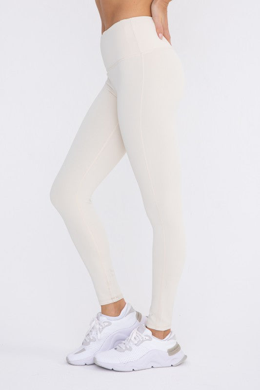 Mono B Jacquard Ribbed High-Waisted Leggings - Online Only – My Pampered  Life Seattle