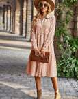 Miss Sparkling | Gingham Long Sleeve Dress