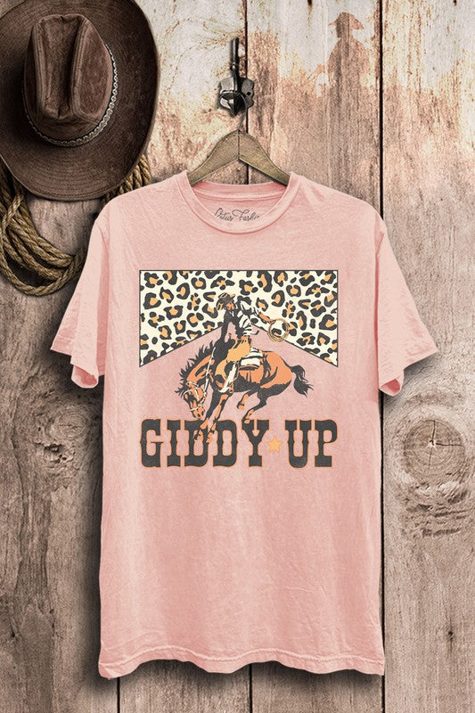 Giddy Up Graphic Top - Online Only